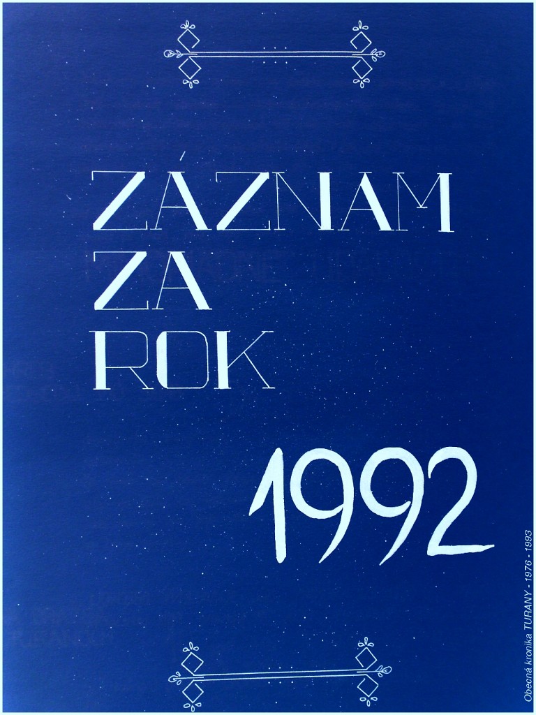 Obecná kronika  TURANY - 1976 - 1993